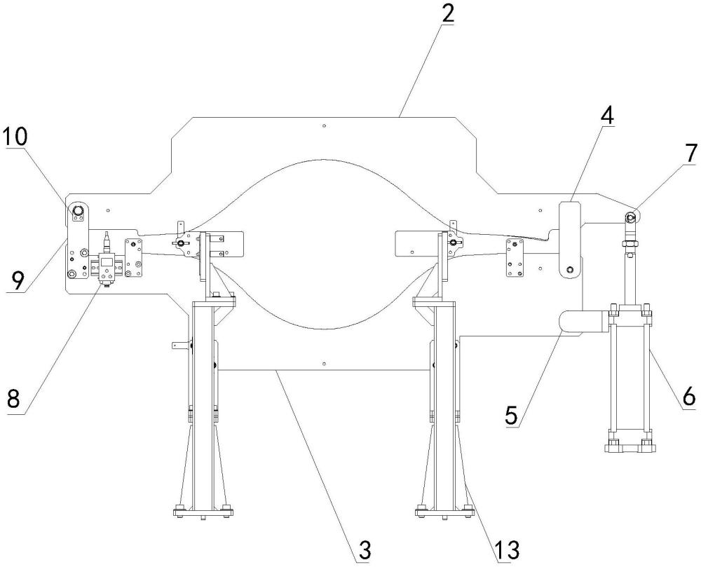 無人飛行器后機(jī)身鉚接型架卡板自動(dòng)定位結(jié)構(gòu)的制作方法
