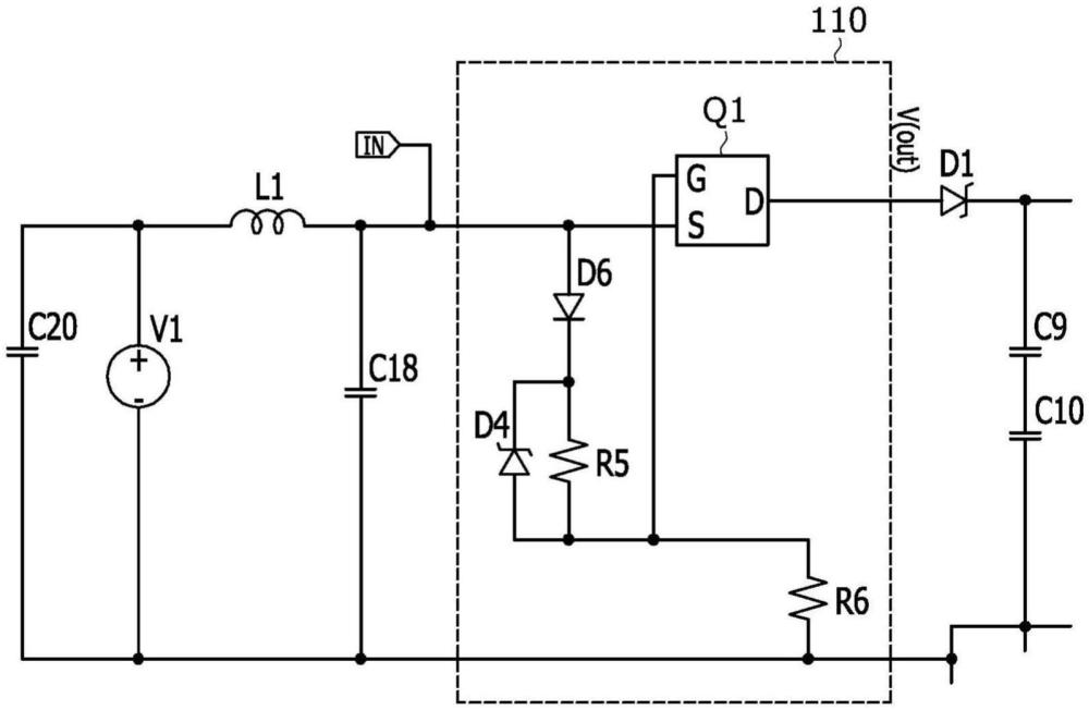 浪涌電流減小電路的制作方法