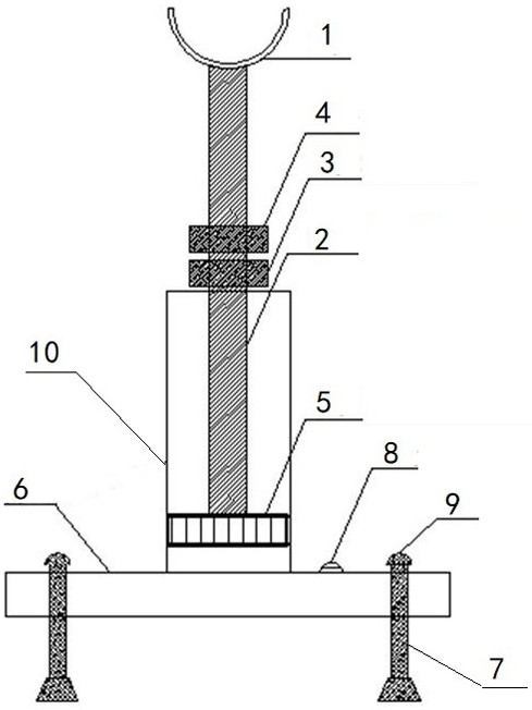 一種可調節移動式管道減振阻尼裝置的制作方法