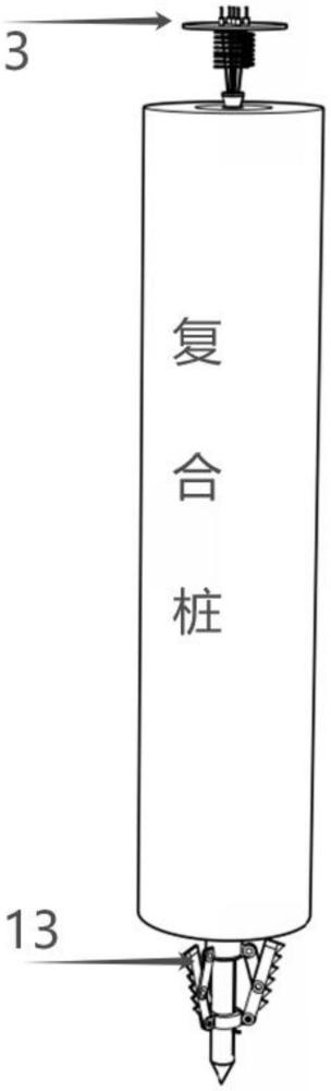 一種增強(qiáng)樁體預(yù)應(yīng)力的勁性復(fù)合樁