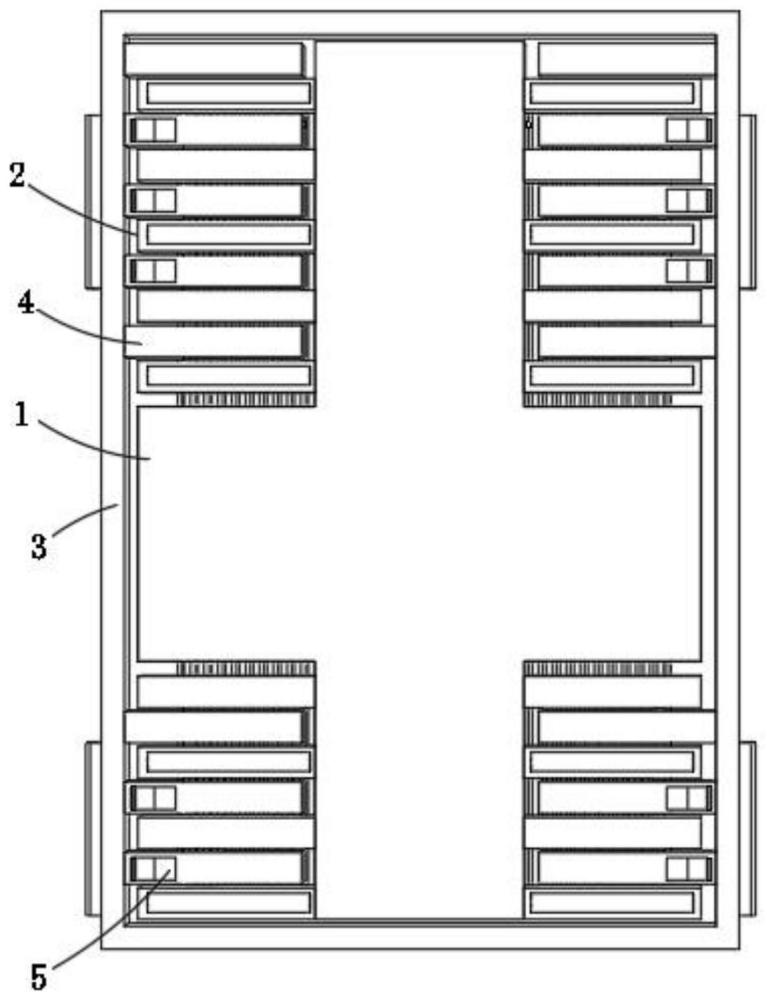 一種梳齒塔庫用停車梳齒架的制作方法