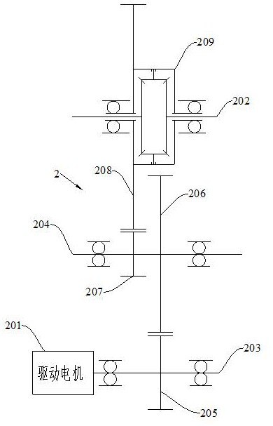 一種裝載機高效電驅(qū)橋傳動系統(tǒng)的制作方法