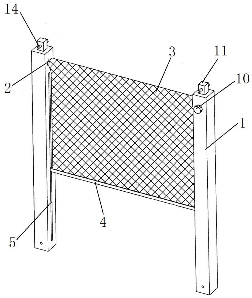 一種房屋建設(shè)用安全網(wǎng)的制作方法