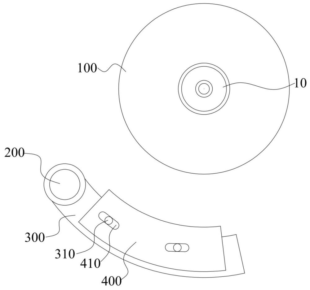 一種GDX2包裝機鋁紙架剎車組件的制作方法