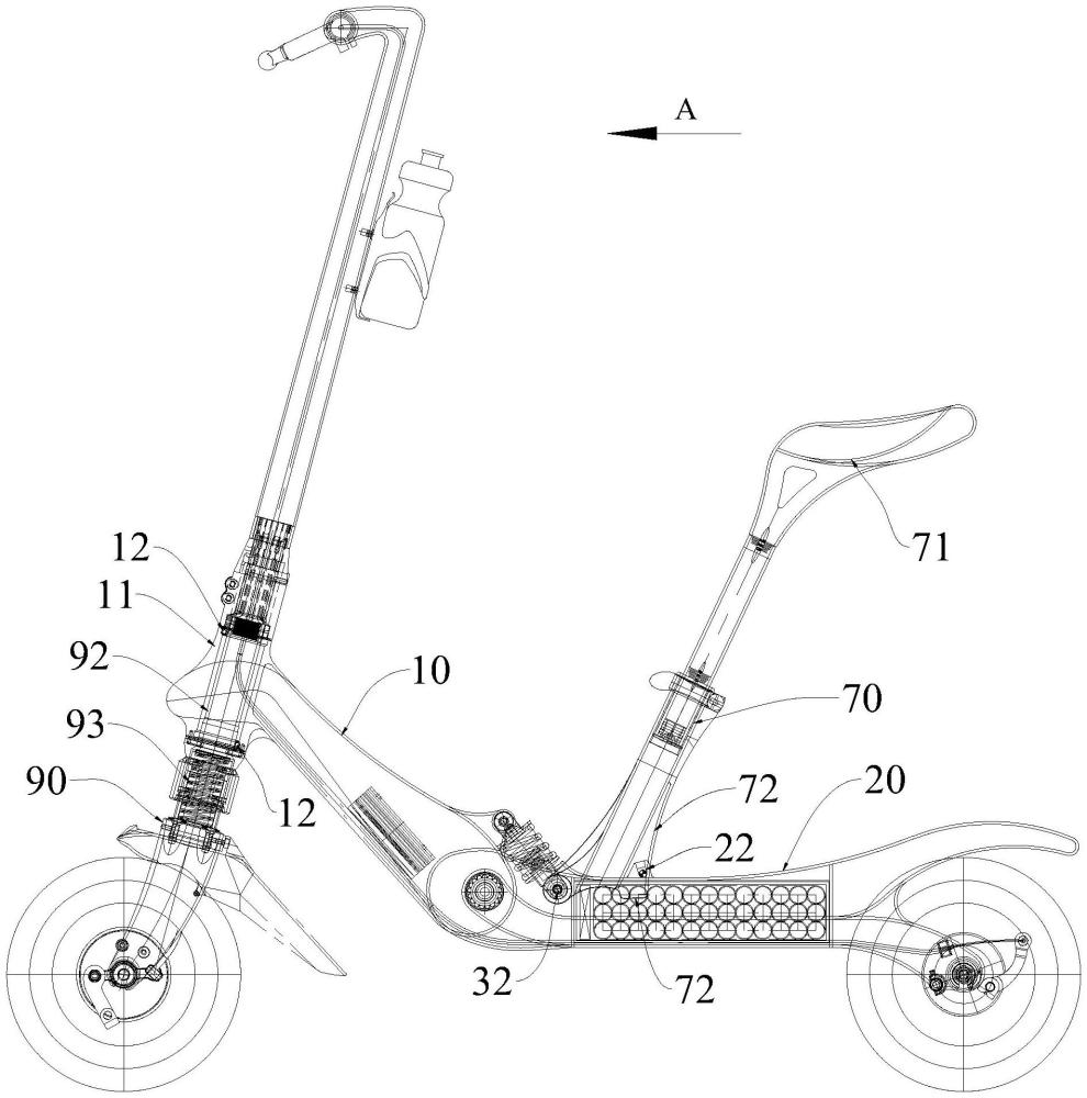 一種滑板車車架結構的制作方法