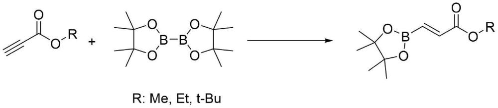 一種3-(4,4,5,5-四甲基-1,3,2-二氧硼戊烷-2-基)丙烯酸酯的制作方法