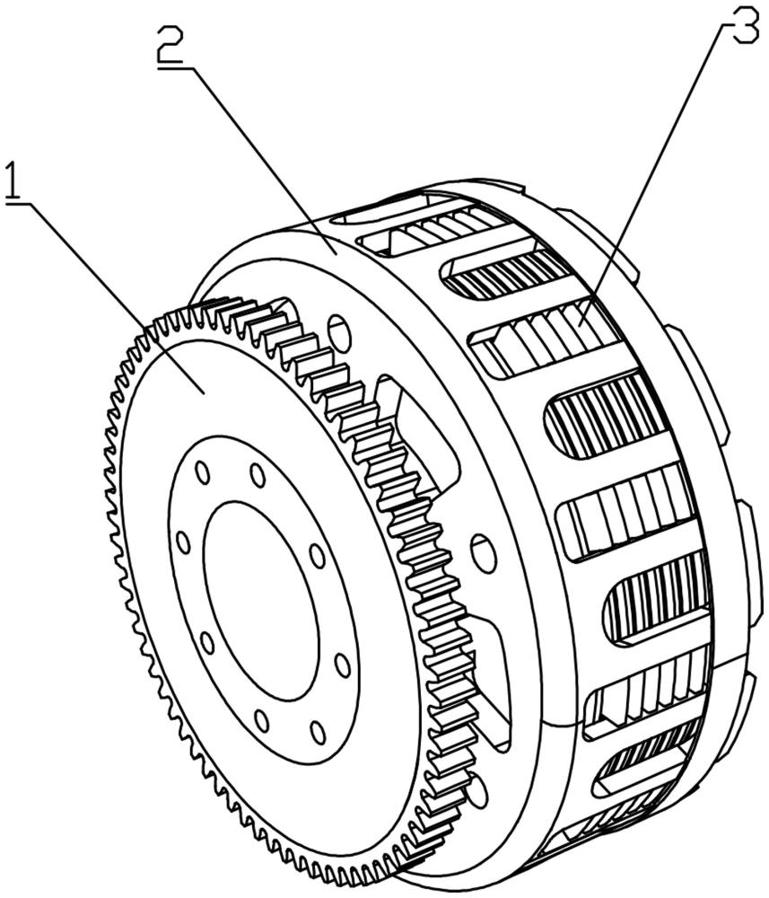 一種高效穩固的摩托車離合器的制作方法