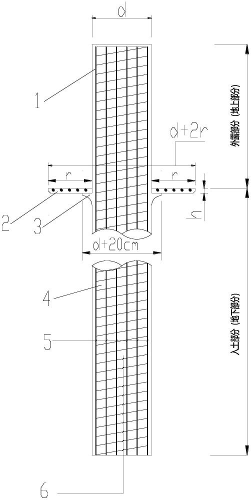 一種帶法蘭盤體的UHPC光伏管樁及其施工方法與流程