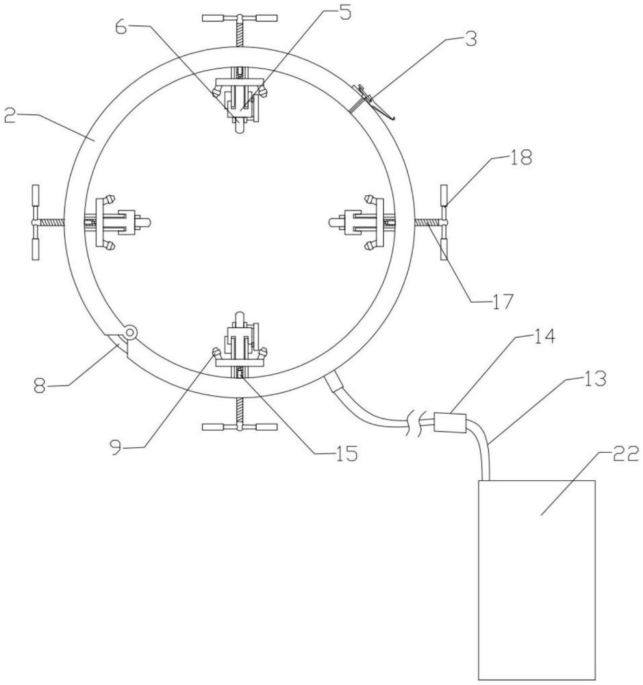 一種用于玻璃鋼管道模具的脫模劑噴涂裝置的制作方法