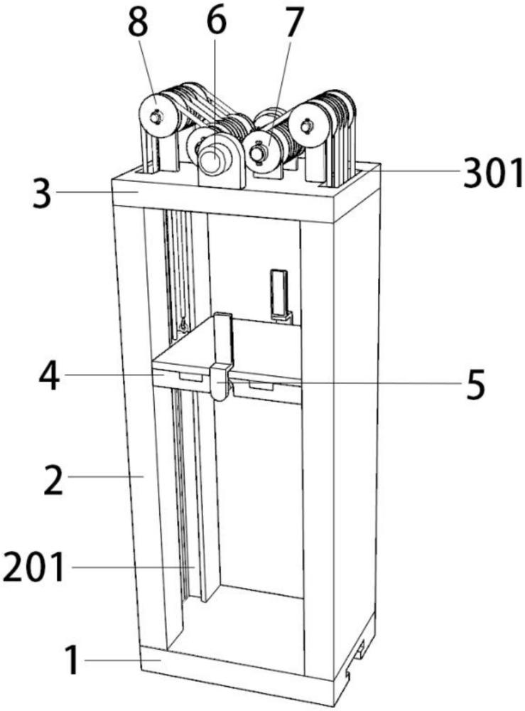 貨物堆垛機(jī)的提升機(jī)構(gòu)的制作方法