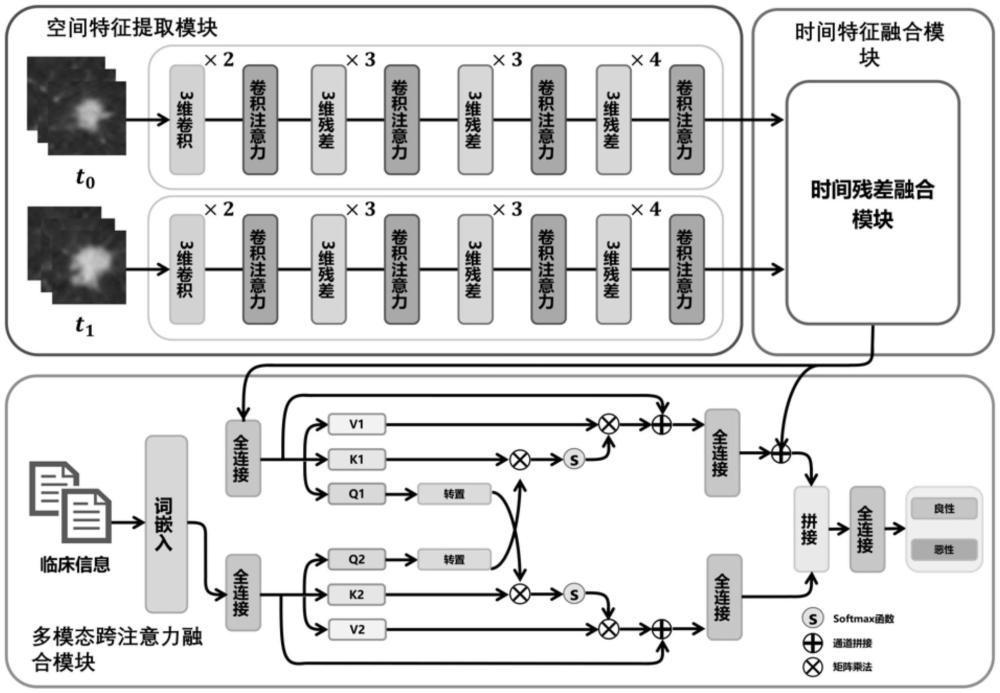 基于跨模態(tài)時(shí)空融合網(wǎng)絡(luò)的肺結(jié)節(jié)良惡性分類方法