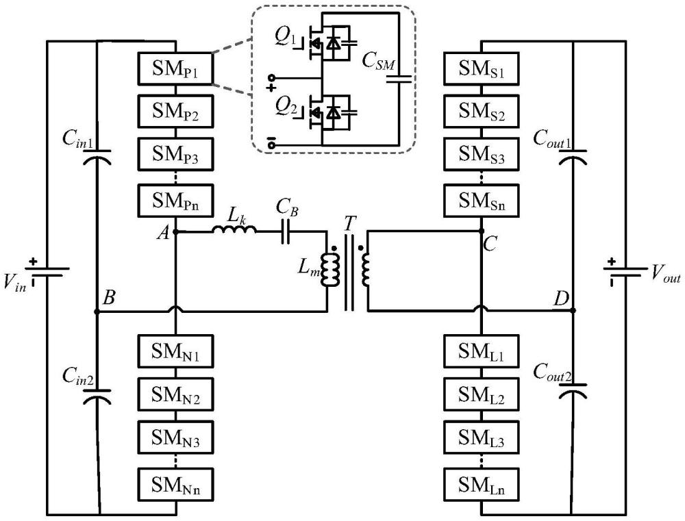 一種基于移相循環調制的雙向模塊化多電平直流變換器