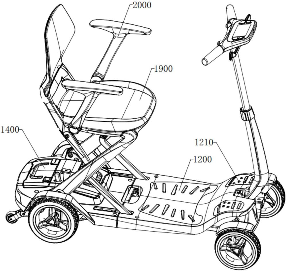 一種折疊代步車的制作方法