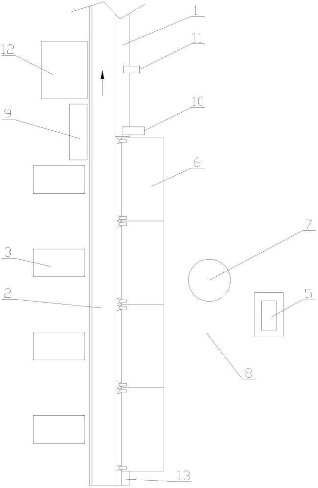 玻璃瓶的熱端輸送結(jié)構(gòu)的制作方法