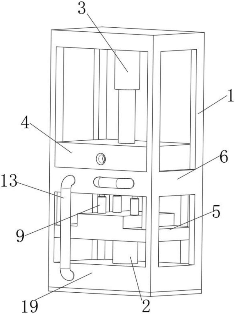 一種具有降溫冷卻結(jié)構(gòu)的模架的制作方法