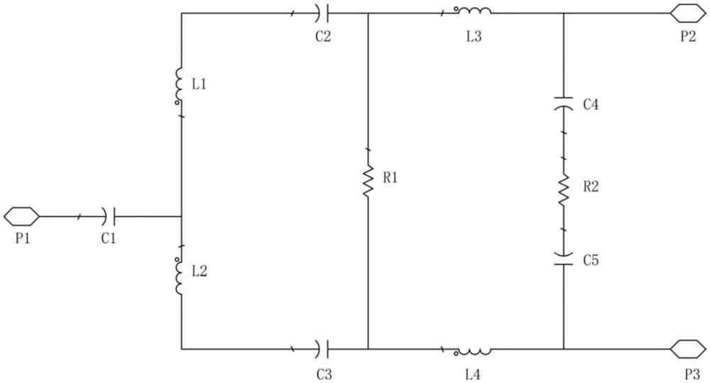 集總參數四路功分器的制作方法