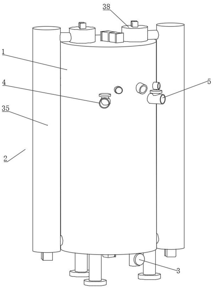 自收集式污水處理用曝氣分離機構的制作方法