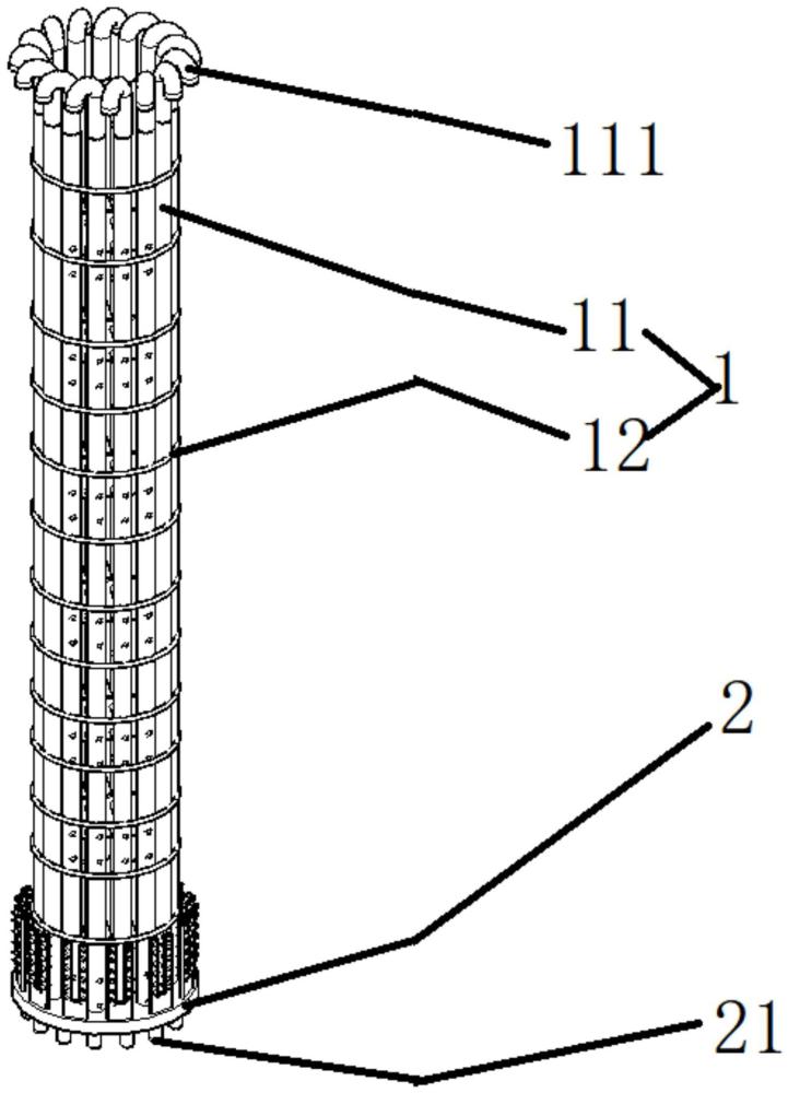 一種房建樁基鋼筋籠骨架的制作方法